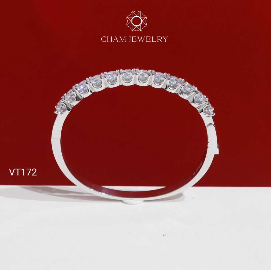 Vòng Tay VT172 CHAM JEWELRY, Vòng Full Đá 5.0mm .