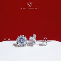 Hoa Tai BD262 CHAM JEWELRY , Chủ 5.5mm (Barcode TBD1265).