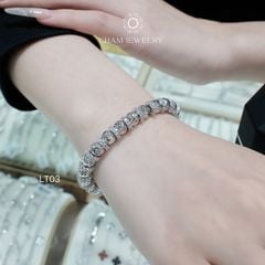 Lắc Tay CHAM JEWELRY LT03, Lắc Bi Bản 6.0mm ( Barcode TLBC511)