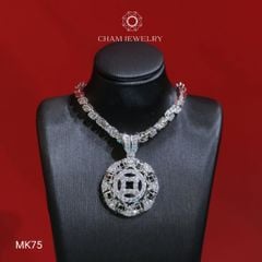 Mặt Dây Chuyền MK75 CHAM JEWELRY, Mặt Tròn Kim Tiền (Barcode TMA1899)