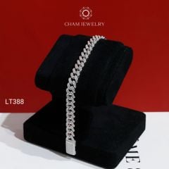 Lắc Tay LT388 CHAM JEWELRY, Lắc Khoen Lật Bản 7.5mm (Barcode TLBC859).
