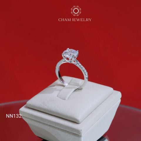 Nhẫn NN132 CHAM JEWELRY, Chủ 8.0mm (Barcode TNN1752)