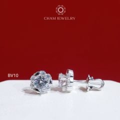 Hoa Tai CHAM JEWERLY BV10, Chủ 5.0mm ( Barcode TBV452).