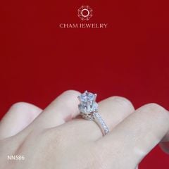 Nhẫn NN586 CHAM JEWELRY, Chủ 5.5mm (Barcode C3DN494)