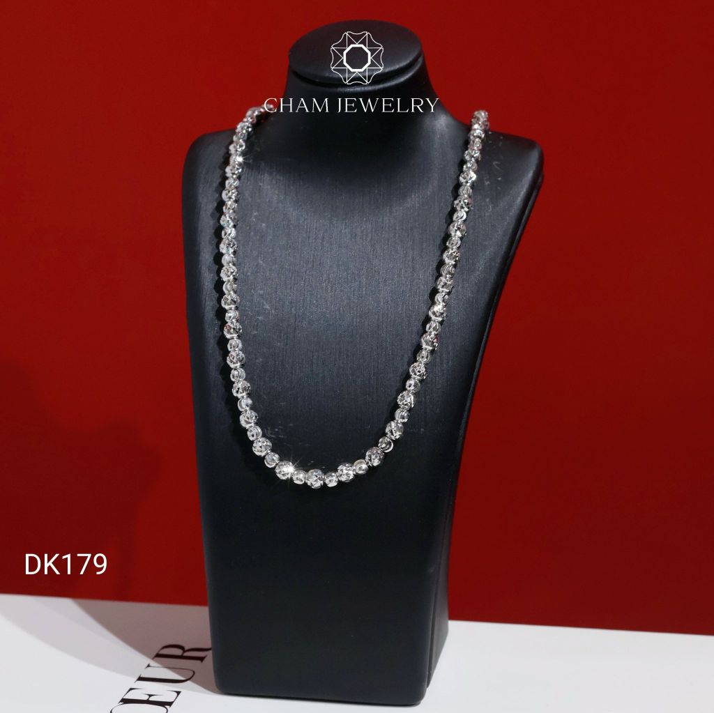 Dây Chuyền CHAM JEWELRY DK179, Dây Bi Ý, Bản 4.0mm  (Barcode NDB4).