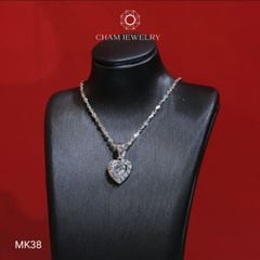 Mặt Dây Chuyền MK38 CHAM JEWELRY, Mặt Trái Tim, Chủ 6.5mm