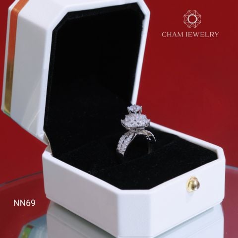 Nhẫn NN69 CHAM JEWELRY, Chủ 5.0mm (Barcode TNN1611).