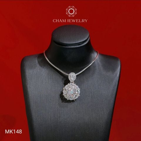 Mặt Dây Chuyền MK148 CHAM JEWELRY Mặt Đá Nam Phi Chủ 7.0mm (Barcode TMA1355)