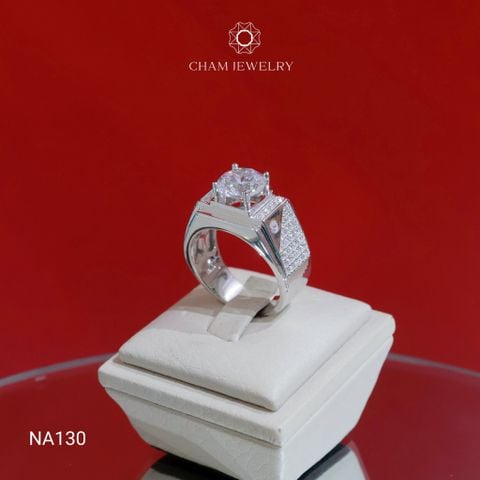 Nhẫn Nam NA130 CHAM JEWELRY, Chủ 9.0mm (Barcode TNNA453)