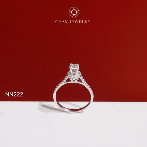 Nhẫn NN222 CHAM JEWELRY, Chủ 4.0mm( Barcode TNN1881).