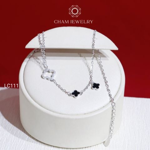 Lắc Chân LC111 CHAM JEWELRY, Lắc Cỏ 4 Lá (Barcode CLACY436).