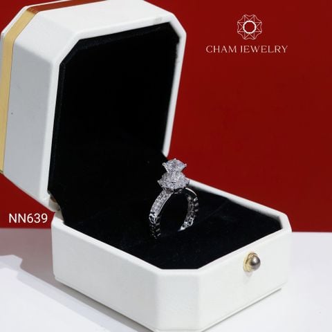 Nhẫn NN639 CHAM JEWELRY, Chủ 6.0mm (TNN1737).