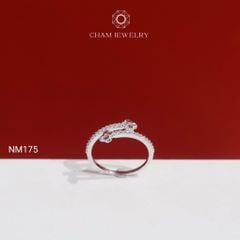 Nhẫn NM175 CHAM JEWELRY, Nhẫn Kiểu Cỏ 4 Lá (Barcode TNT786).