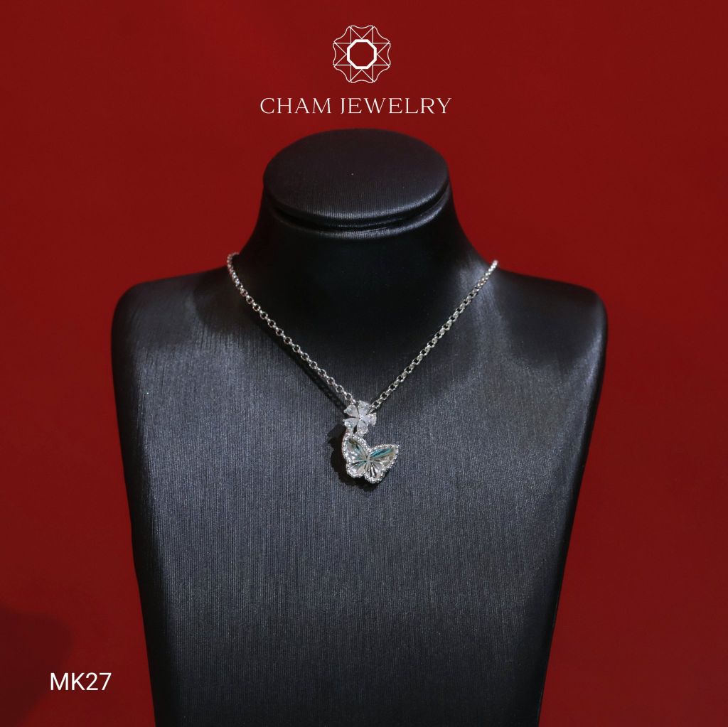 Mặt Dây Chuyền MK27 CHAM JEWELRY, Mặt Bướm (Barocde TMX376)