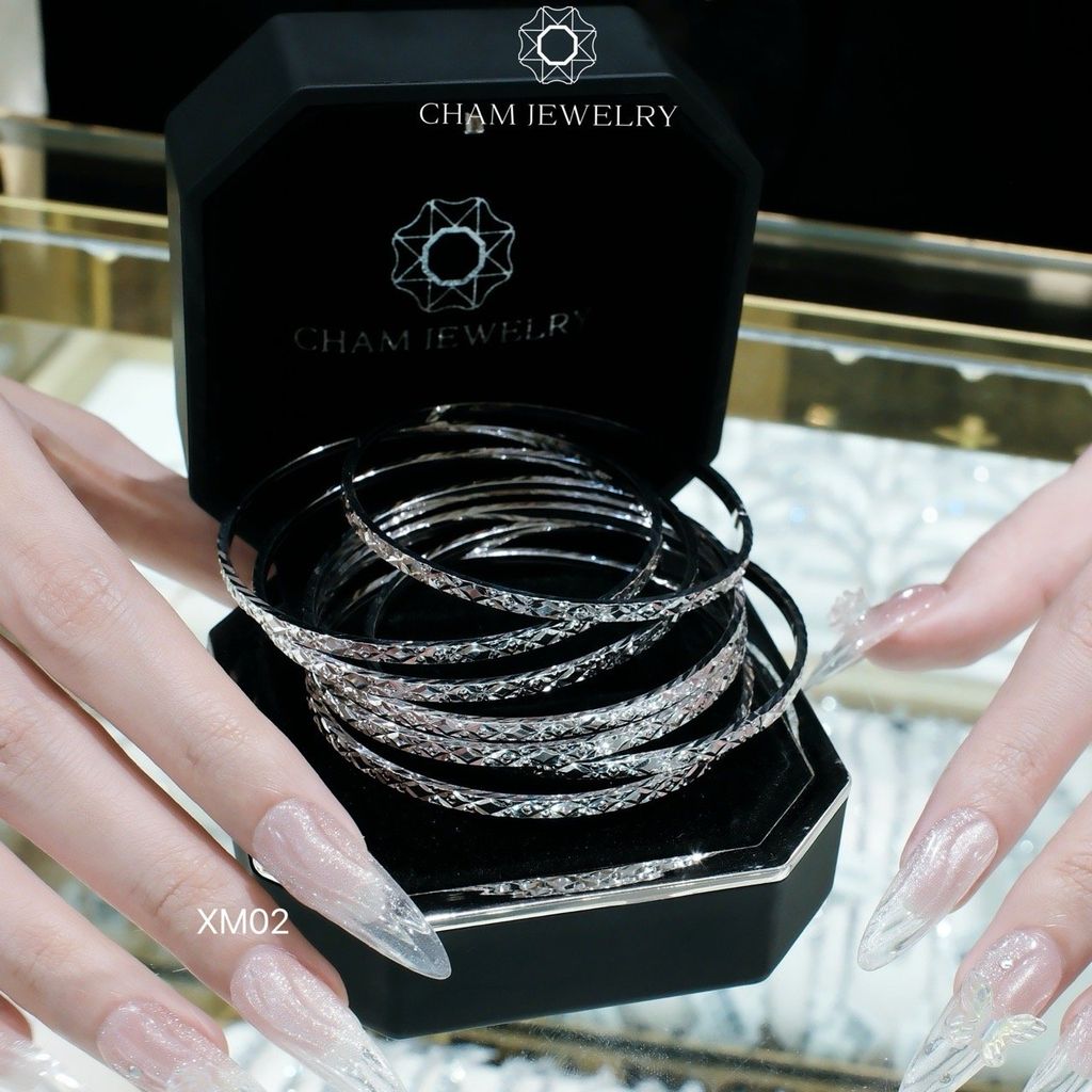 Vòng Tay CHAM JEWELRY XM02, Bản 2.5mm (Barcode TXC68)