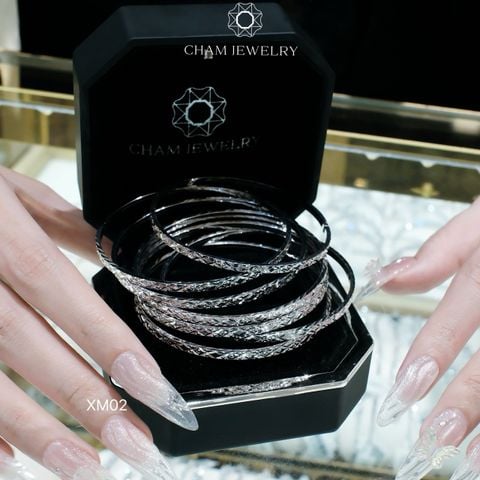 Vòng Tay CHAM JEWELRY XM02, Bản 2.5mm (Barcode TXC68)