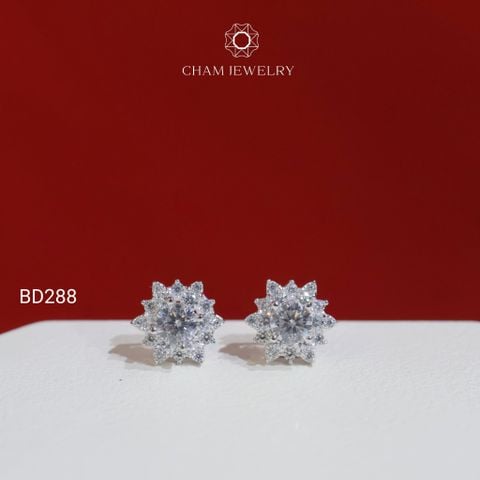 Hoa Tai BD288 CHAM JEWELRY, Chủ 4.0mm (Barcode TBD1713).