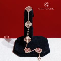 Lắc Tay LF11 CHAM JEWELRY, Lắc 4 Lá Chạm Máy (Barcode OLT04)