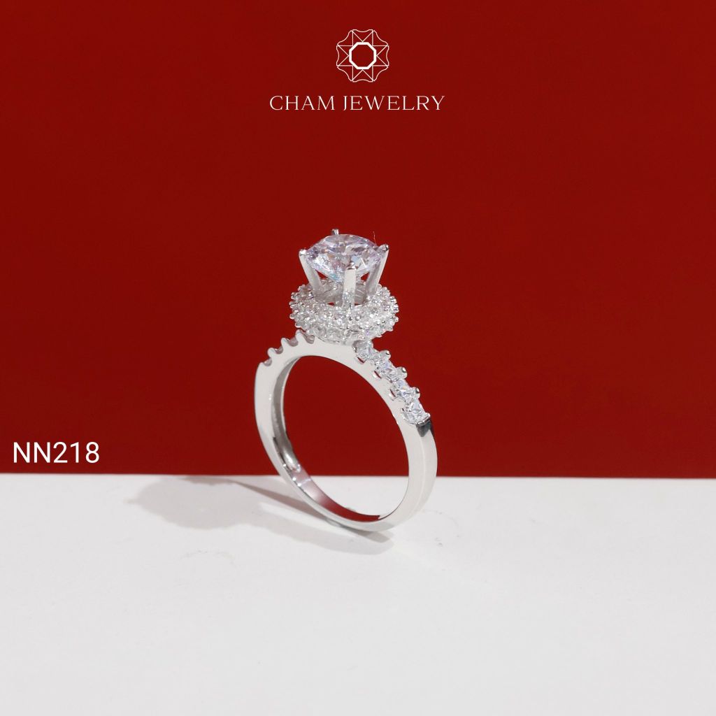 Nhẫn NN218 CHAM JEWELRY, Chủ 7.0mm( Barcode PNH03).