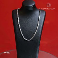 Dây Chuyền DK150 CHAM JEWELRY, Dây Mì Tròn Full Xoắn Bản 2.0mm ( Barcode TDY684 - TDY702 ).