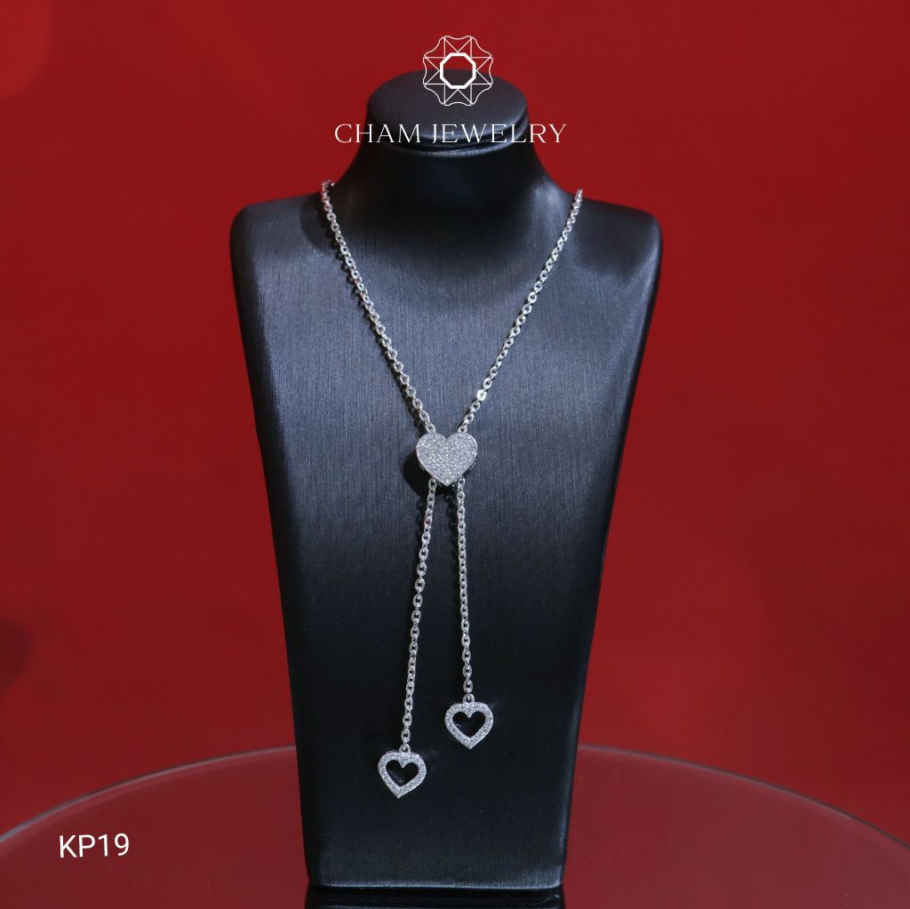 Dây Chuyền KP19 CHAM JEWELRY, Dây Mặt Tim (Barcode TDKM493)