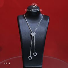 Dây Chuyền KP19 CHAM JEWELRY, Dây Mặt Tim (Barcode TDKM493)