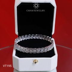 Vòng Tay VT195 CHAM JEWELRY, Vòng Kim Tiền, Bản 8.0mm (Barcode CV7881)