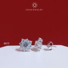 Hoa Tai BD72 CHAM JEWELRY , Chủ 4.5mm ( Barcode TBD1384).