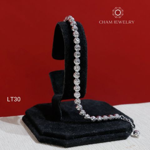 Lắc Tay LT30 CHAM JEWELRY, Lắc Bi Đều 5.0mm (Barcode TLBC823).