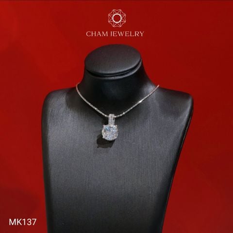 Mặt Dây Chuyền MK137 CHAM JEWELRY, Đá Nam Phi Chủ 8.0mm (Barcode TMX333)
