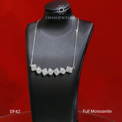 Dây Chuyền DF42 CHAM JEWELRY, Mặt Full Đá Moissanite (Barcode OCD06).