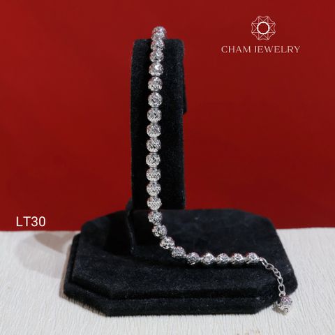Lắc Tay LT30 CHAM JEWELRY, Lắc Bi Đều 5.0mm (Barcode TLBC823).