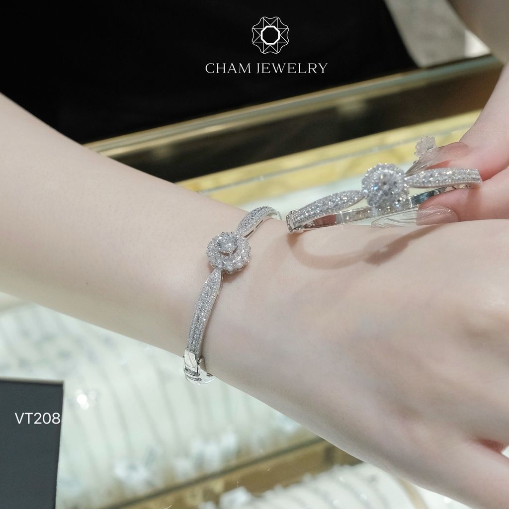 Vòng Tay VT208 CHAM JEWELRY Chủ 6.0mm (Barcode CV7274)