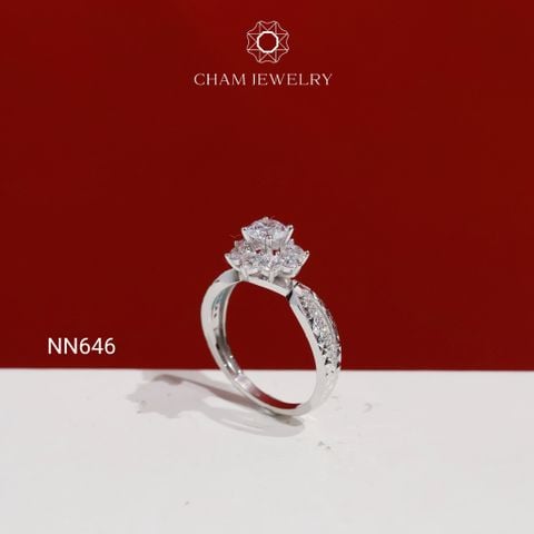 Nhẫn NN646 CHAM JEWELRY, Chủ 5.0mm( Barcode TNN1157).
