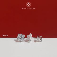 Hoa Tai BV68 CHAM JEWERLY, Chủ 4.5mm (Barcode TBV482) .