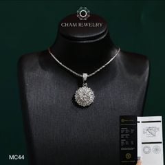 Mặt Dây Chuyền MC44 CHAM JEWELRY , Chủ 5.4mm Moissanite C&C (OCM35)