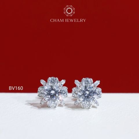 Hoa Tai CHAM JEWELRY BV160, Chủ 5.0mm (Barcode TBV308)