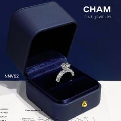 Nhẫn Nữ NNV62 Vàng 10k Chủ 8.1mm Kim Cương Lab Grown Diamond (Barcode DNU05)