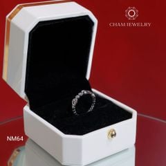 Nhẫn NM64 CHAM JEWELRY, Nhẫn Kim Tiền (Barcode TNDT65).