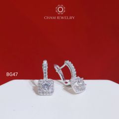 Hoa Tai CHAM JEWERLY BG47, Chủ 4.5mm (Barcode TBG97)