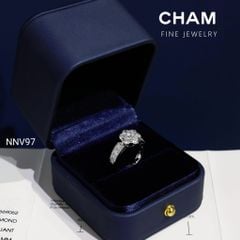 Nhẫn Nữ NNV97 Vàng 10k Chủ 4.0mm Kim Cương Lab Grown Diamond ( Barcode CNNV05)