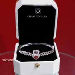 Vòng Tay Bé VB05 CHAM JEWELRY, Vòng Mèo Tim (Barcode TVE42)