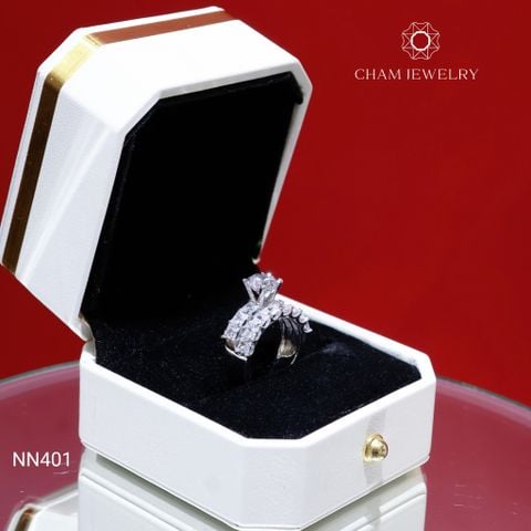 Nhẫn NN401 CHAM JEWELRY,Nhẫn Uyên Ương, Chủ 7.0mm (Barcode CN803934).