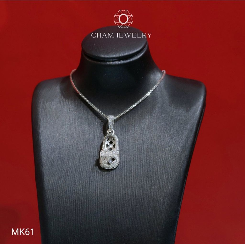 Mặt Dây Chuyền MK61 CHAM JEWELRY, Mặt Giày Nơ (Barcode TMA1665)