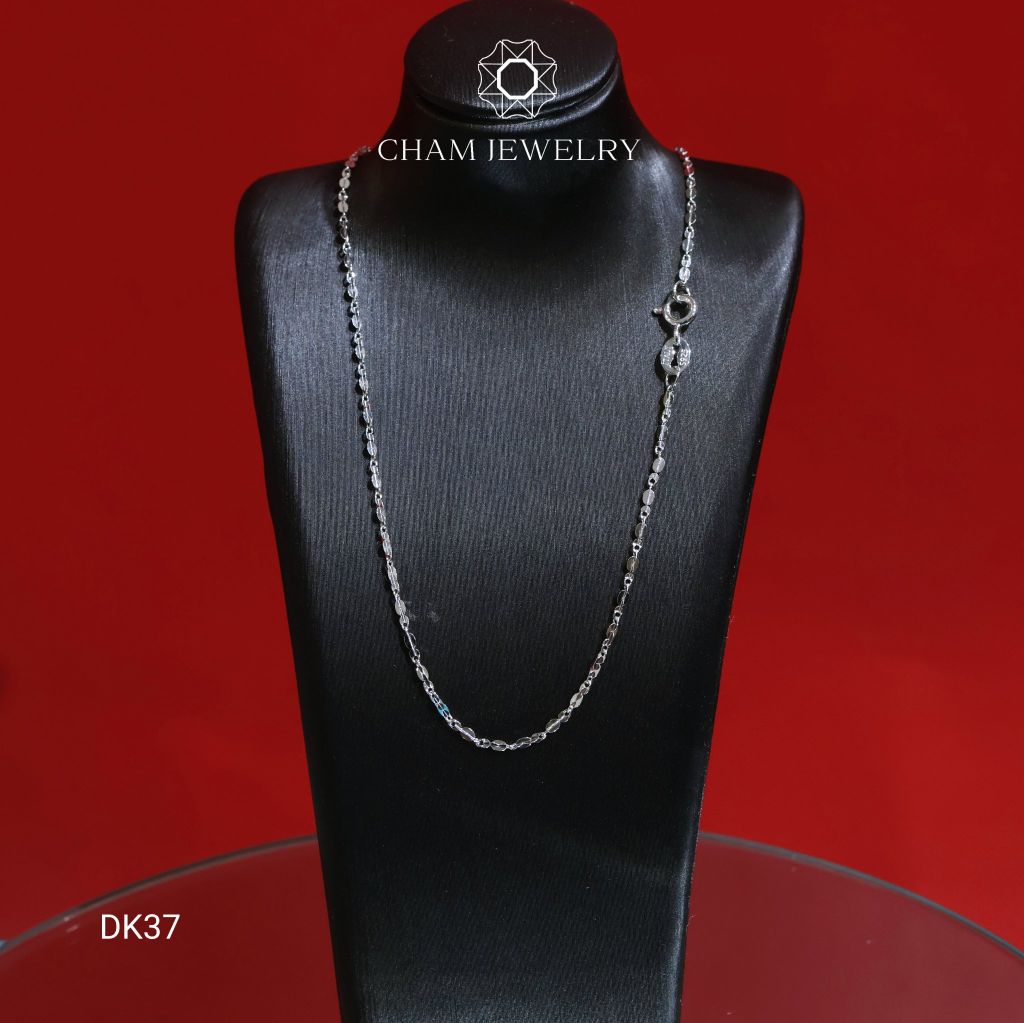 Dây Chuyền DK37 CHAM JEWELRY, Dây Lá Me Bảng 1.5mm (Barcode TDY663).