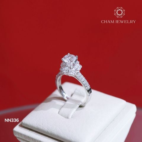 Nhẫn NN336 CHAM JEWELRY, Chủ 6.0mm ( Barcode TNN1175).