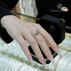 Nhẫn NN302 CHAM JEWELRY, Chủ 6.0mm (Barcode TNN1178).