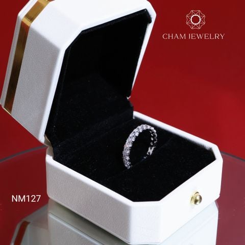 Nhẫn CHAM JEWELRY NM127, Full Đá 2.5mm Cao Cấp ( Barcode CN804211).