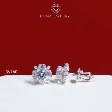 Hoa Tai CHAM JEWELRY BV160, Chủ 5.0mm (Barcode TBV308)