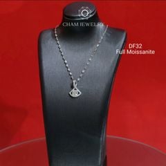 Dây Chuyền CHAM JEWELRY DF32, Moissanite Chủ 5.0mm (Barcode CDM5394101-CDM199).
